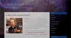 Desktop Screenshot of calebscharf.com